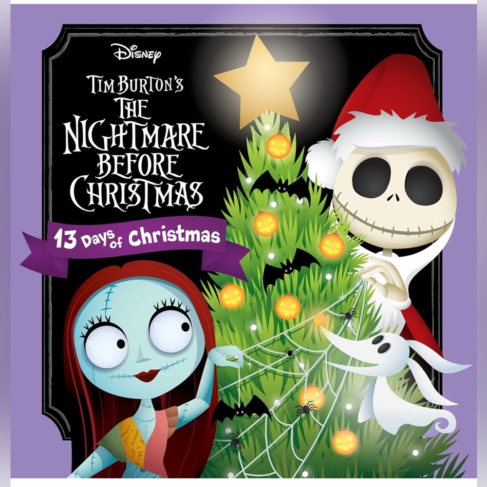 Disney Tim Burton Nightmare Before Christmas 13 Days of Christmas Hardcover
